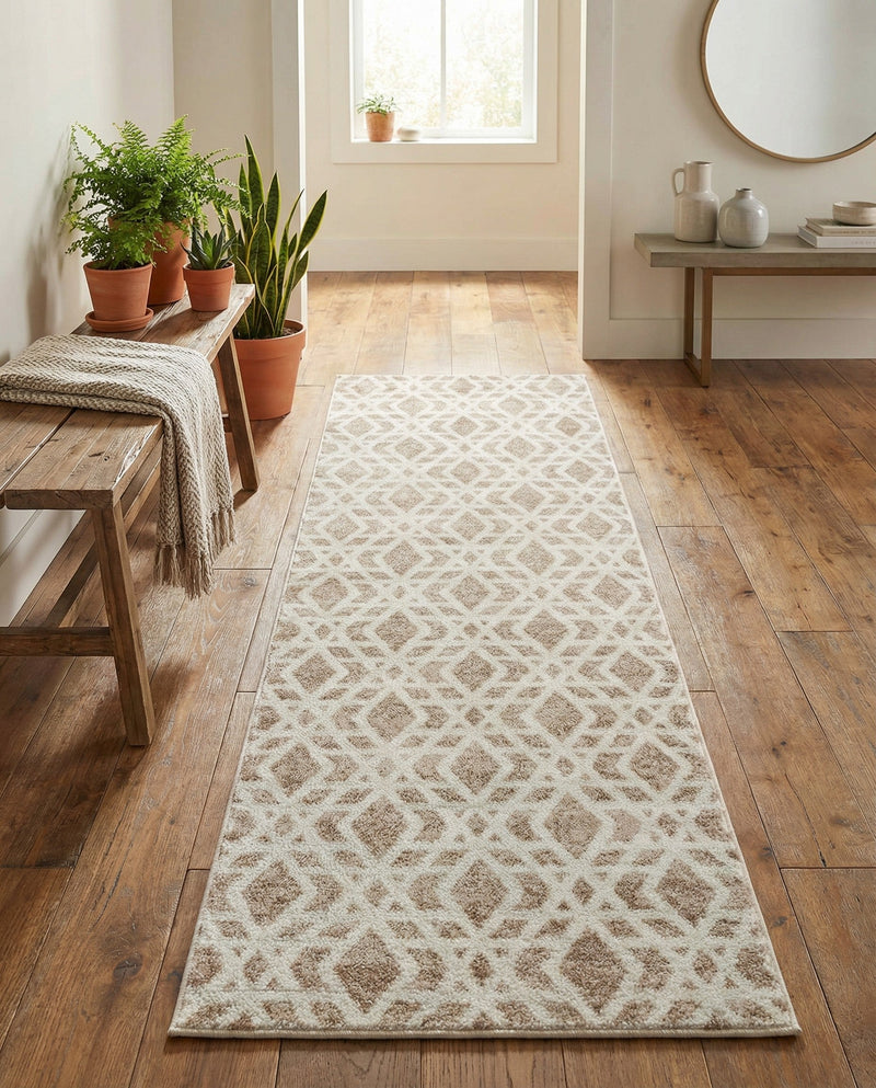 Coastal Haven Collection Area Rug -  Seafarer Runner Ivory  lifestyle 46