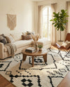 Tangier Treasures Collection Area Rug -  Chefchaouen Rectangle Ivory  lifestyle 10