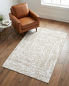 Sanctuary Retreat Collection Area Rug -  Asylum Rectangle White Bone  lifestyle 35