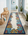 Caribbean Terrace Collection Area Rug -  Tortola Runner Multi  lifestyle 24