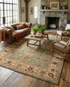 Jaipur Elegance Collection Area Rug -  City Rectangle Light Green  lifestyle 4
