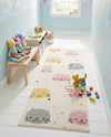 Wonder Tykes Collection Area Rug -  Dazzle Runner Ivory  lifestyle 34