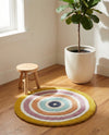 Shepherd's Glen Wool Collection Area Rug - Eldon Round Multi  lifestyle 6