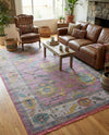 Arcadia Rugs Collection Area Rug - Eden (Pink) Rectangle Pink  lifestyle 15