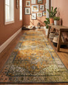 Heritage Elegance Collection Area Rug -  Windsor (Yellow) Runner Yellow  lifestyle 27