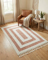 Sahara Chic Collection Area Rug -  Casablanca Rectangle Pink  lifestyle 50