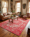 Georgetown Rugs Collection Area Rug - Dupont (Pink) Rectangle Pink  lifestyle 15