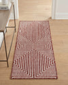 Urban Terrace Collection Area Rug -  Astoria (Rust Red) Runner Rust Red  lifestyle 49