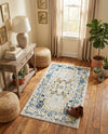 Parisian Elegance Collection Area Rug - Versailles (Gray) Rectangle Gray  lifestyle 14