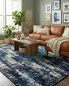 Coastal Haven Collection Area Rug -  Pelican Rectangle Navy Blue  lifestyle 17
