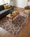 Geo Garden Lattice Collection Area Rug - Savannah Rectangle Dusty Rose  lifestyle 44