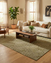 Aravalli Collection Area Rug - Udaipur Rectangle Olive Green  lifestyle 60