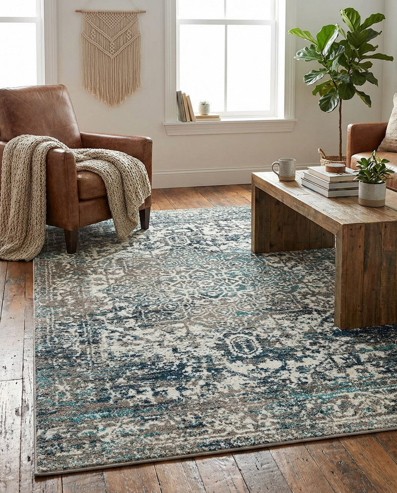 Georgetown Rugs Collection Area Rug - Dupont (Gray) Rectangle Gray  lifestyle 18