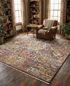 Bazaar Chic Collection Area Rug -  Safi Square Multi  lifestyle 35