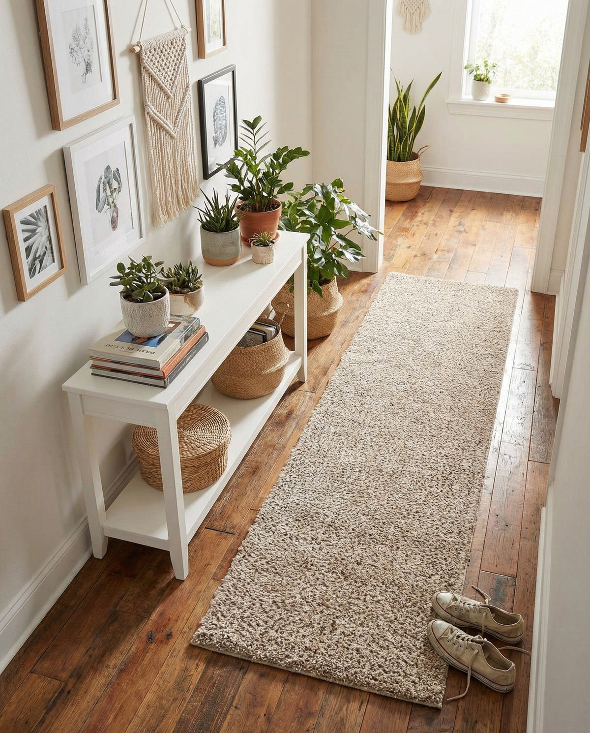 Alpine Plush Collection Area Rug -  Cortina (Linen) Runner Linen  lifestyle 99
