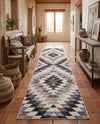 Desert Modern Eco Rug Series Collection Area Rug - Sedona Runner Multi  lifestyle 47
