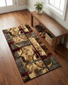Bistro Lounge Collection Area Rug -  FlatWhite Runner Multi  lifestyle 39