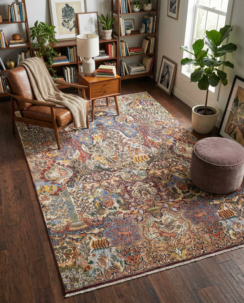 Bazaar Chic Collection Area Rug -  Safi Rectangle Multi  lifestyle 3