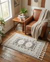 Sahara Chic Collection Area Rug -  Tangier Rectangle Gray  lifestyle 44