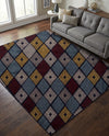 Coastal Haven Collection Area Rug -  Anchorage Rectangle Multi  lifestyle 29