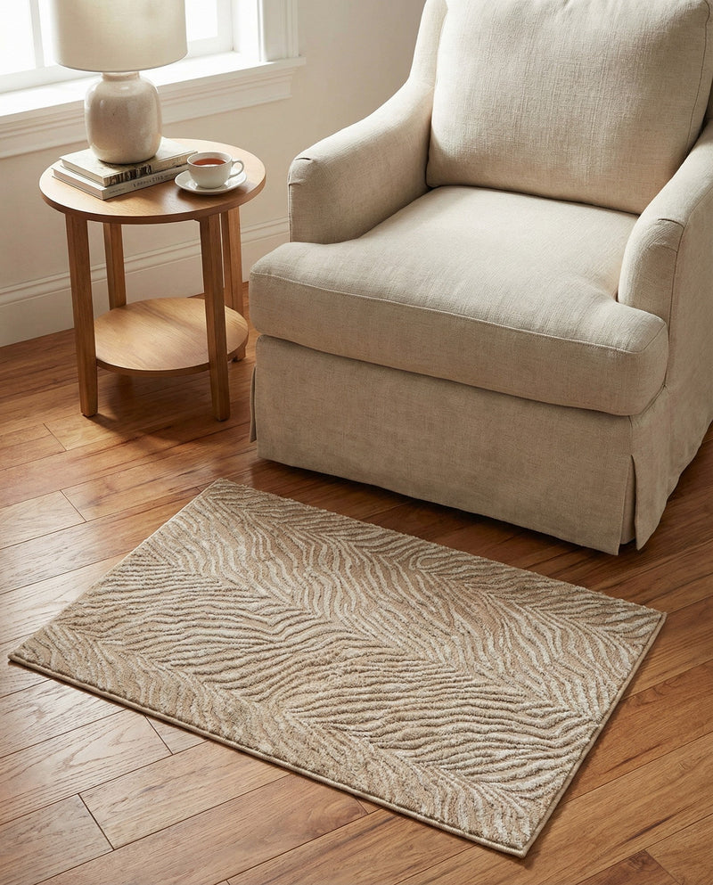 Bloomsbury Elegance Collection Area Rug -  Chelsea Rectangle Ivory Beige  lifestyle 51
