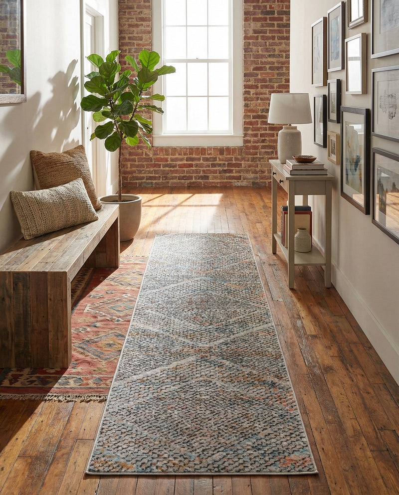 Dresden Elegance Collection Area Rug -  Freiberg Runner Multi  lifestyle 71
