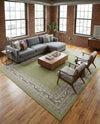 Soho Elegance Collection Area Rug -  Mercer (Green) Rectangle Green  lifestyle 16