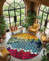 Marrakesh Elegance Collection Area Rug -  Melilla Round Multi  lifestyle 54
