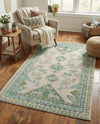 Sedona Vista Collection Area Rug -  Nolina Rectangle Green  lifestyle 34