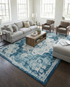 Beverly Grove Collection Area Rug - Melrose (Navy Blue) Rectangle Navy Blue  lifestyle 7