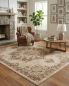 Eden Oasis Collection Area Rug -  Tranquility (Beige) Rectangle Beige  lifestyle 6