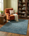 Bloomsbury Elegance Collection Area Rug -  Kensington (Blue) Rectangle Blue  lifestyle 11