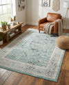Adriana Terrace Collection Area Rug - Capri (Aqua) Rectangle Aqua  lifestyle 13