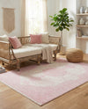 Dover Terrace Collection Area Rug - Marina (Pink) Rectangle Pink  lifestyle 12