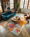 Colorburst Oasis Collection Area Rug -  Spectrum Rectangle Multi  lifestyle 7