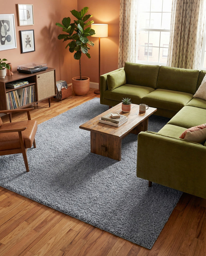 Alpine Plush Collection Area Rug -  Cortina (Sterling) Rectangle Sterling  lifestyle 21