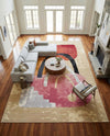 Urban Terrace Collection Area Rug -  Skyline Rectangle Multi  lifestyle 12