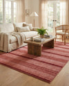 Jewel Oasis Collection Area Rug - Sapphire (Rusty Pink Rose) Rectangle Rusty Pink Rose  lifestyle 7