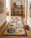Aegean Elegance Washables Collection Area Rug -  Rhodes Runner Multi  lifestyle 75