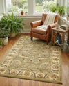 Jaipur Elegance Collection Area Rug -  Lal Rectangle Green  lifestyle 27