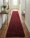 Plush Oasis Collection Area Rug - Serenity (Cherry Red) Runner Cherry Red  lifestyle 63