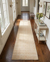 Berkshire Estate Collection Area Rug - Windsor (Oat Beige) Runner Oat Beige  lifestyle 24