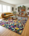 Marrakesh Elegance Collection Area Rug -  Toubkal Rectangle Multi  lifestyle 8