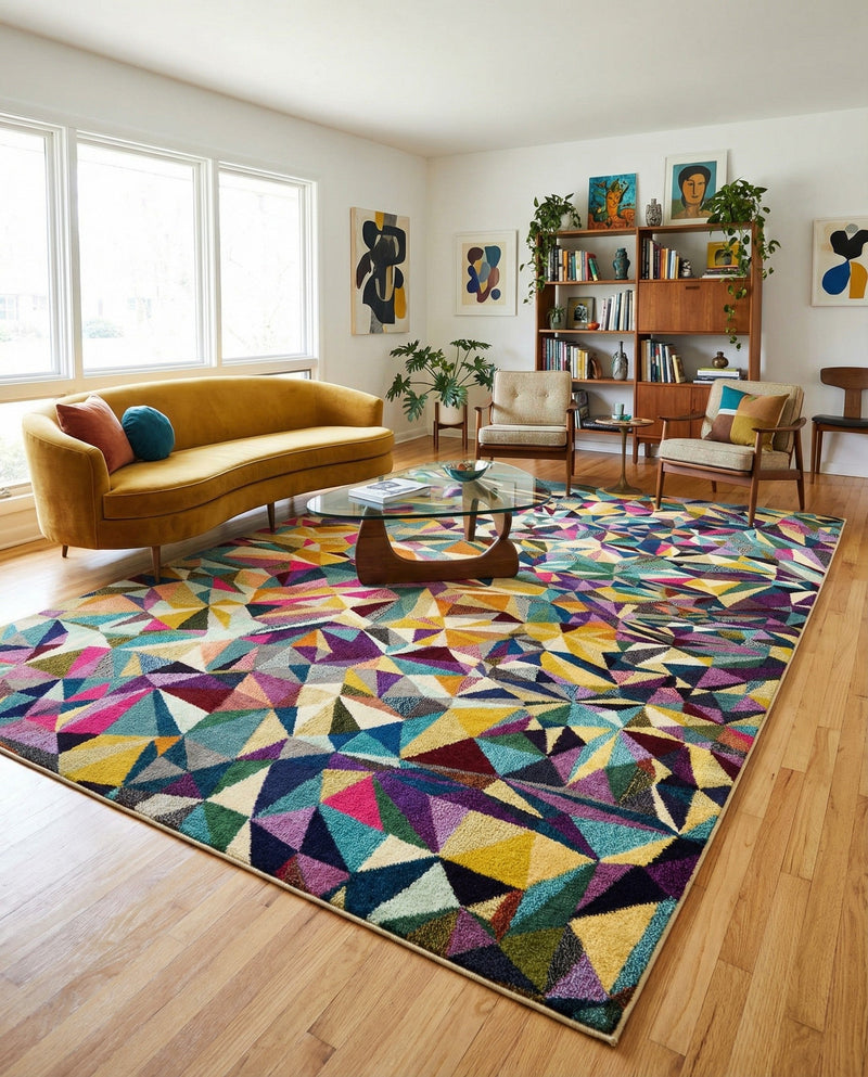 Marrakesh Elegance Collection Area Rug -  Toubkal Rectangle Multi  lifestyle 8