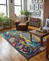 Autumnal Tapestry Collection Area Rug - Harvestville Rectangle Multi  lifestyle 19