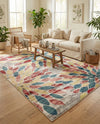 Savannah Elegance Collection Area Rug -  Riverfront Rectangle Multi  lifestyle 19