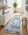 Luminara Sands Collection Area Rug - Elysium (Vintage Blue) Runner Vintage Blue  lifestyle 69