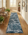 Riviera Elegance Collection Area Rug -  Monaco (Blue) Runner Blue  lifestyle 69