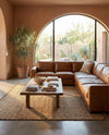 Savannah Jute Collection Area Rug - Seashore Rectangle Natural  lifestyle 22