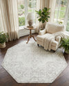 Cambridge Classics Collection Area Rug -  Magdalene (Ivory) Octagon Ivory  lifestyle 35